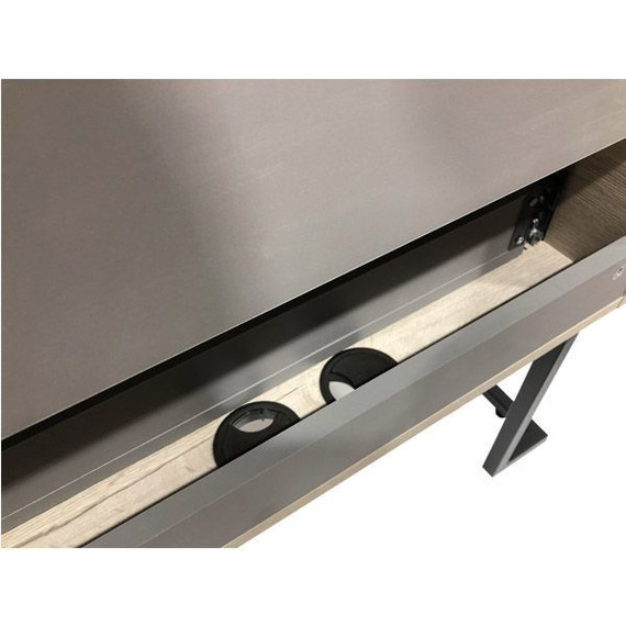 Тумба напольная с раковиной Comforty Дюссельдорф 90 см, дуб дымчатый - фото 12