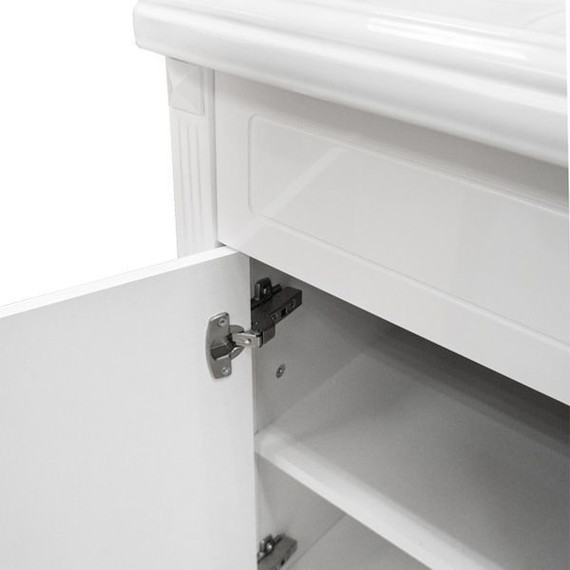 Тумба напольная с раковиной Comforty Палермо 120 см, белый - фото 9