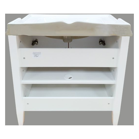 Тумба напольная с раковиной Comforty Палермо 80 см, белый - фото 9