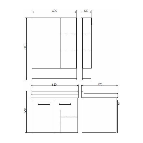 Тумба подвесная с раковиной Comforty Рига 60 см, дуб сонома - фото, картинка 10 Тумба подвесная с раковиной Comforty Рига 60 см, дуб сонома - фото 10