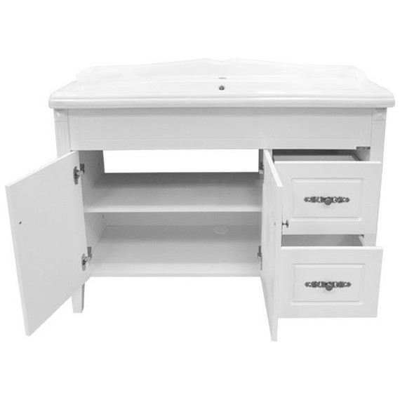 Тумба напольная с раковиной Comforty Севилья 100 см, слоновая кость - фото 8