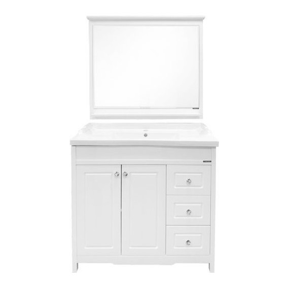 Тумба напольная с раковиной Comforty Тбилиси 90 см, белый - фото, картинка 7 Тумба напольная с раковиной Comforty Тбилиси 90 см, белый - фото 7