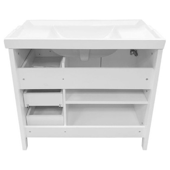 Тумба напольная с раковиной Comforty Тбилиси 90 см, белый - фото, картинка 9 Тумба напольная с раковиной Comforty Тбилиси 90 см, белый - фото 9