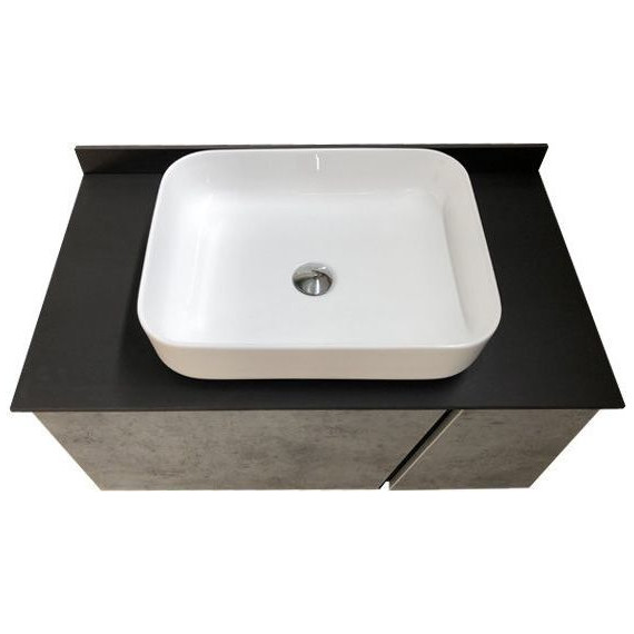 Тумба подвесная с раковиной Comforty Эдинбург 90 см, бетон светлый - фото, картинка 10 Тумба подвесная с раковиной Comforty Эдинбург 90 см, бетон светлый - фото 10