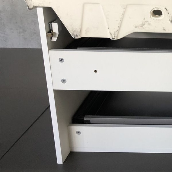 Тумба подвесная с раковиной Comforty Феррара 100 см, белый - фото 11