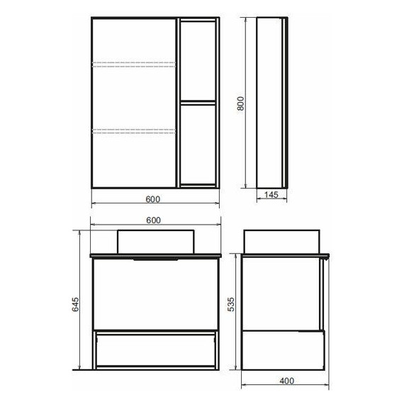 Тумба подвесная с раковиной Comforty Штутгарт 60 см (раковина 9111), дуб тёмно-коричневый - фото, картинка 11 Тумба подвесная с раковиной Comforty Штутгарт 60 см (раковина 9111), дуб тёмно-коричневый - фото 11