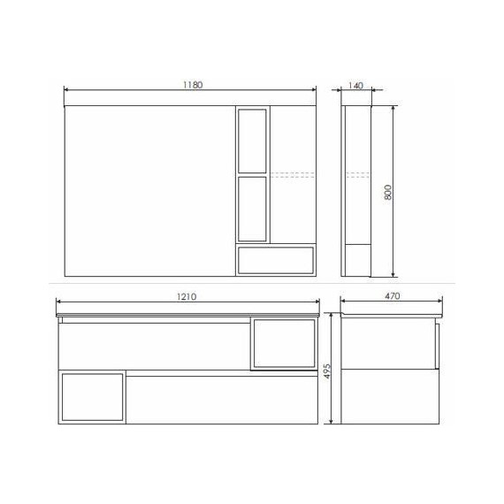 Тумба подвесная с раковиной Comforty Турин 120 см, дуб бежевый - фото 7