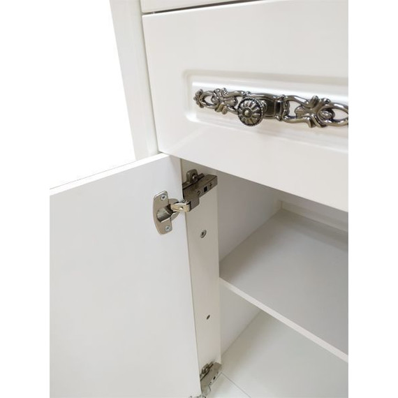 Пенал напольный Comforty Версаль 40 см, слоновая кость - фото 6