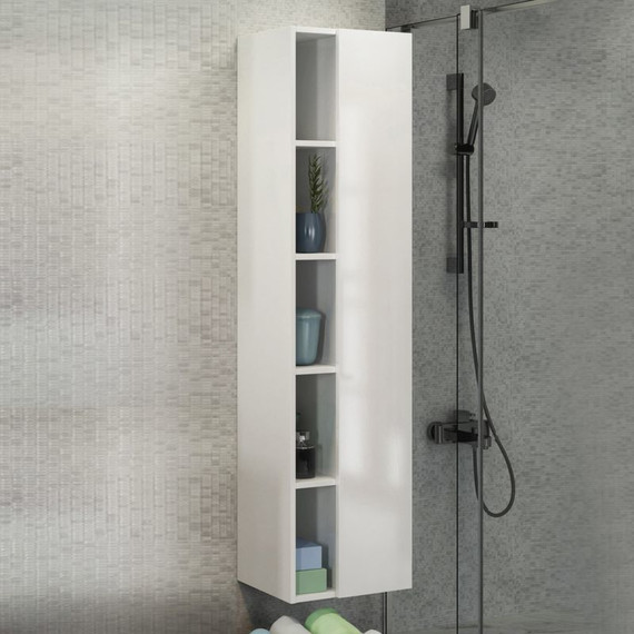 Пенал подвесной Comforty Милан 40 см, белый - фото 6