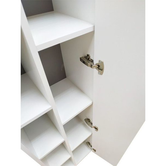 Пенал подвесной Comforty Милан 40 см, белый - фото 3