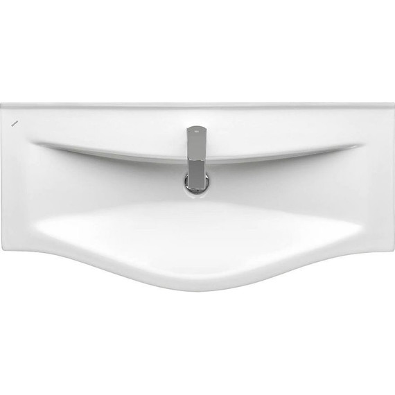 Тумба подвесная с раковиной Акватон Нортон 100 см 1A2490K0NT010, белый/дуб эндгрейн - фото, картинка 12 Тумба подвесная с раковиной Акватон Нортон 100 см 1A2490K0NT010, белый/дуб эндгрейн - фото 12