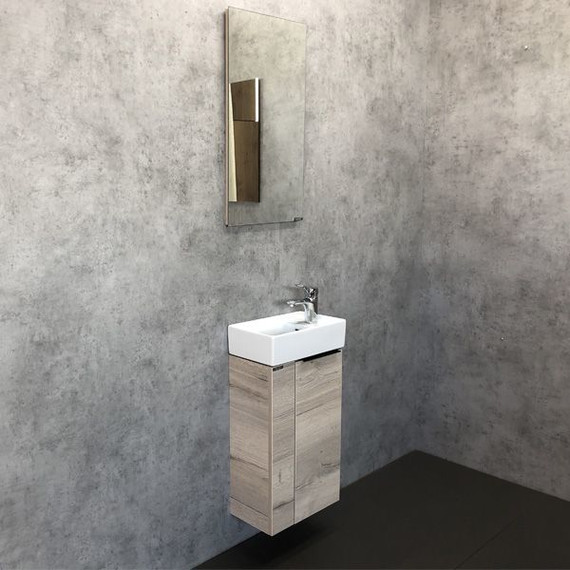 Зеркало Comforty Асти 40 см, дуб дымчатый - фото 5