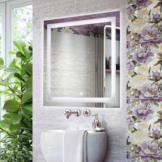 Зеркало Comforty Квадрат 90 см - фото 2