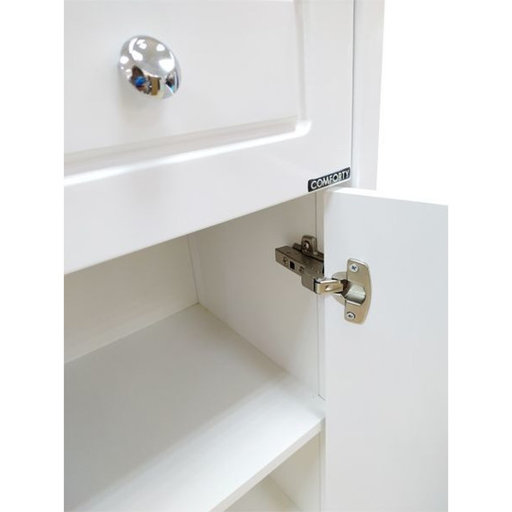 Пенал напольный Comforty Тбилиси 40 см, белый - фото 9