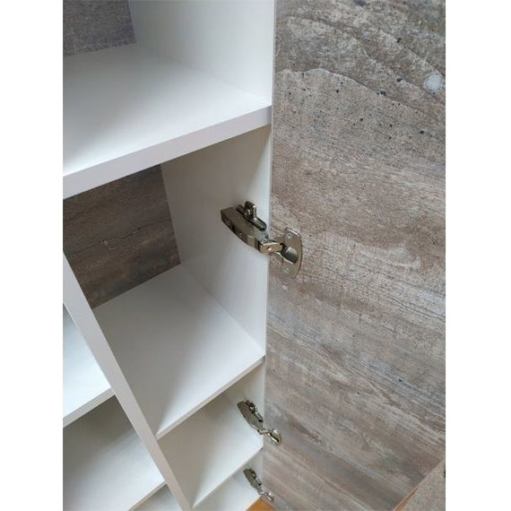 Пенал подвесной Comforty Турин 45 см, дуб бежевый - фото 8