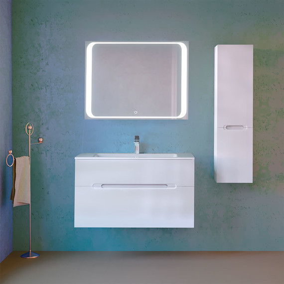 Зеркало Jorno Modul 100 см Mоl.02.92/W - фото 3