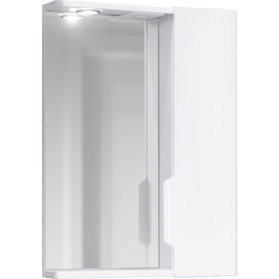 Зеркало-шкаф Jorno Moduo Slim 50 см Mod.03.50/W, белый - фото 2