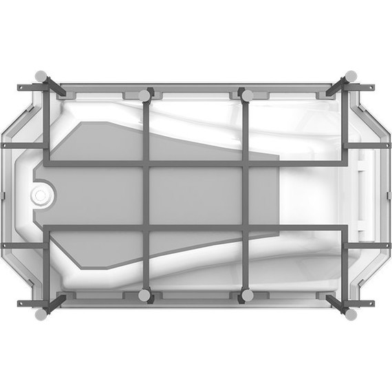 Ванна гидромассажная Радомир Fra Grande Эстелона 190x110 см (хром) - фото 3