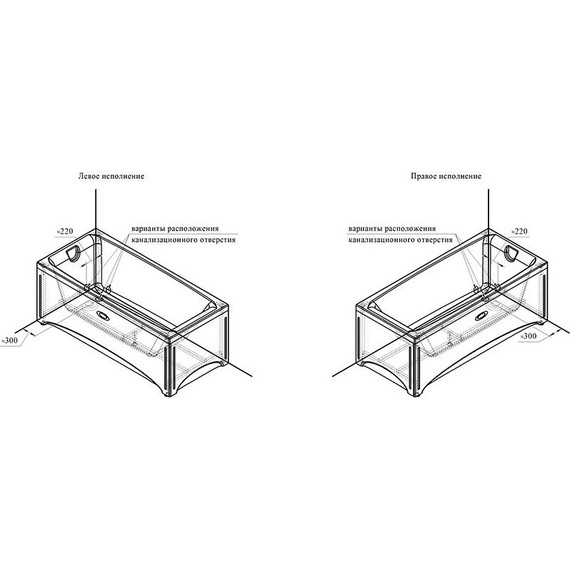 Ванна акриловая Радомир Веста 168x70 см (в комплекте каркас), Размер - мм: 1700х700 - фото, картинка 12 Ванна акриловая Радомир Веста 168x70 см (в комплекте каркас), Размер - мм: 1700х700 - фото 12