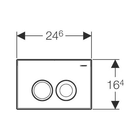 Инсталляция для подвесного унитаза Geberit Duofix Delta Платтенбау 458.122.21.1 4 в 1 - фото 6