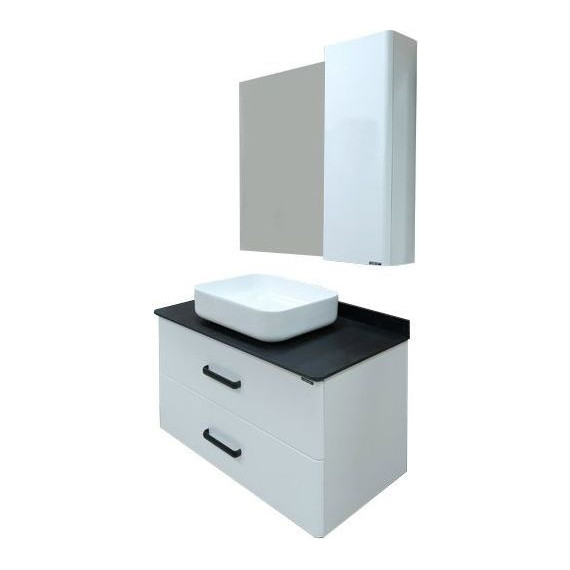 Зеркало-шкаф Comforty Амстердам 95 см, белый - фото 4