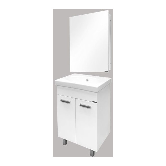 Зеркало-шкаф Comforty Диана 60 см, белый - фото 3