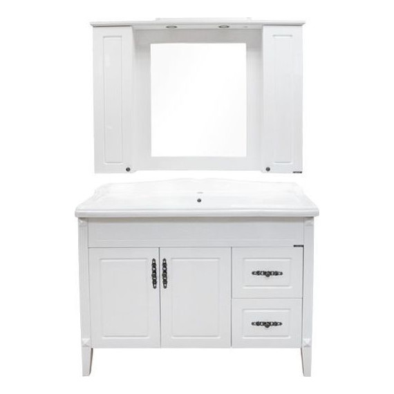 Зеркало-шкаф Comforty Палермо 120 см, белый - фото 4