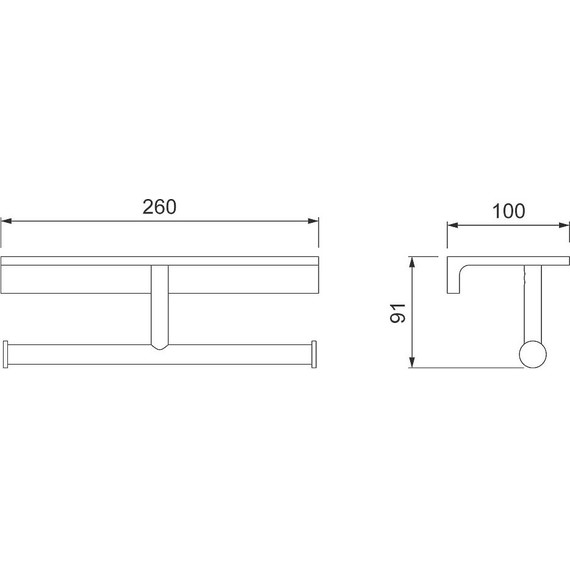 Держатель для туалетной бумаги Timo Selene 10045/00 - фото 3
