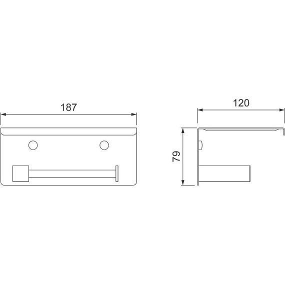 Держатель для туалетной бумаги Timo Selene 14044/03, черный - фото 5