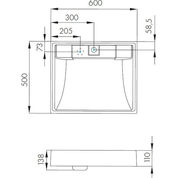 Раковина над стиральной машиной Акватон Рейн 60 см 1A72103KRW010 - фото, картинка 5 Раковина над стиральной машиной Акватон Рейн 60 см 1A72103KRW010 - фото 5