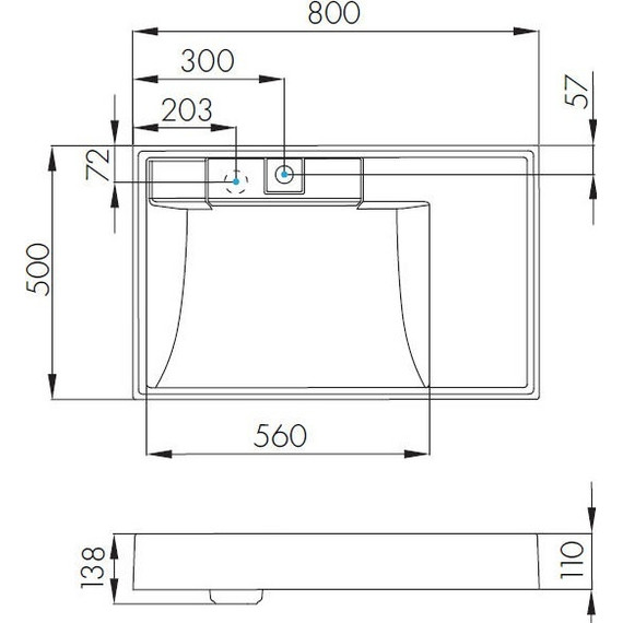 Раковина над стиральной машиной Акватон Рейн 80 см 1A72113KRW010 - фото, картинка 7 Раковина над стиральной машиной Акватон Рейн 80 см 1A72113KRW010 - фото 7