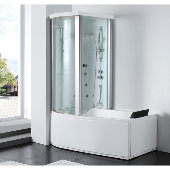 Ванна гидромассажная с душевой кабиной Gemy G8040 C 170x85 см L - фото 2