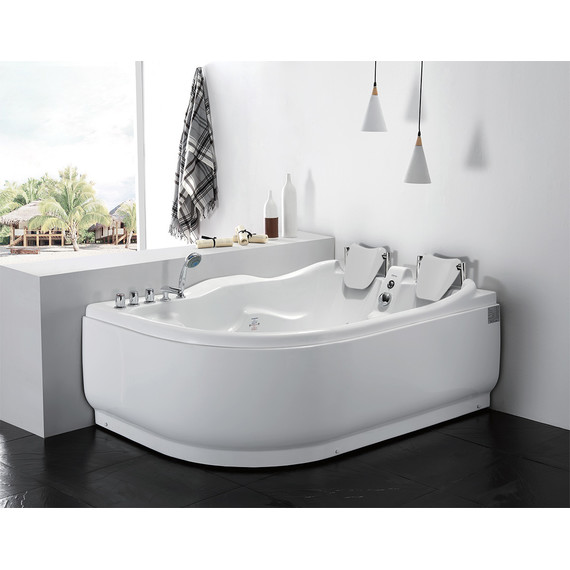 Ванна гидромассажная Gemy G9083 B 180x121 см R - фото 2