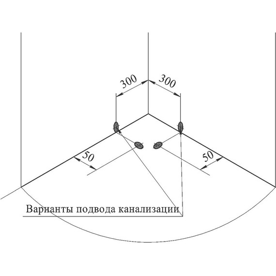 Поддон акриловый Радомир Найт 100х100 см - фото 4