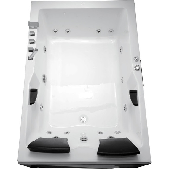 Ванна гидромассажная Gemy G9061 B 181x121 см R - фото 2