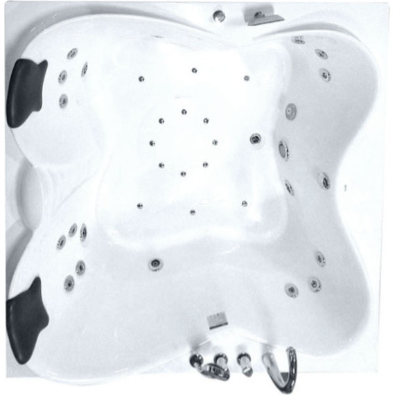 Ванна гидромассажная Gemy G9089 K 187x187 см L - фото 2