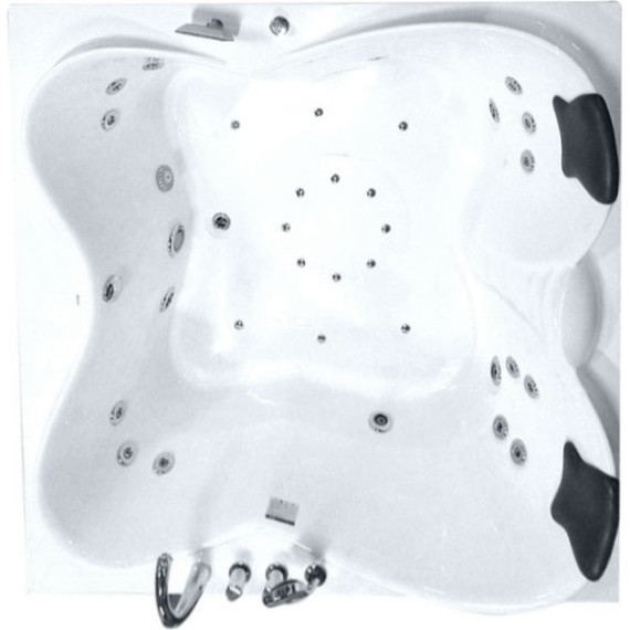 Ванна гидромассажная Gemy G9089 K 187x187 см R - фото 2