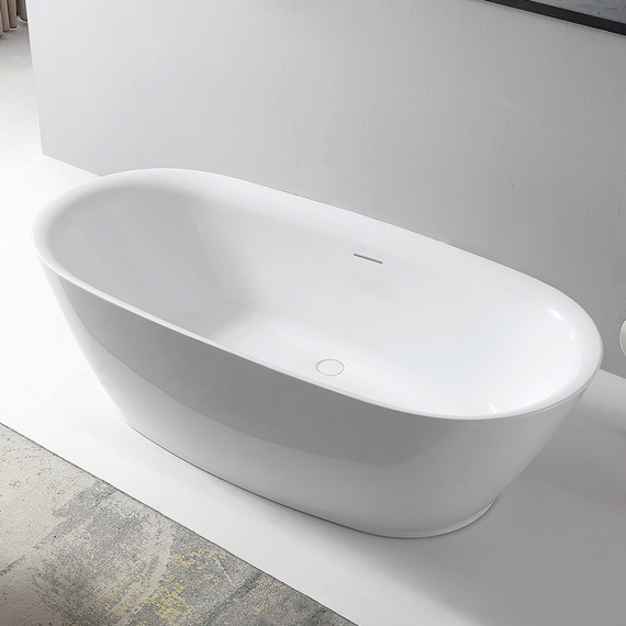 Ванна отдельностоящая Abber AB9205 180x84 см - фото 