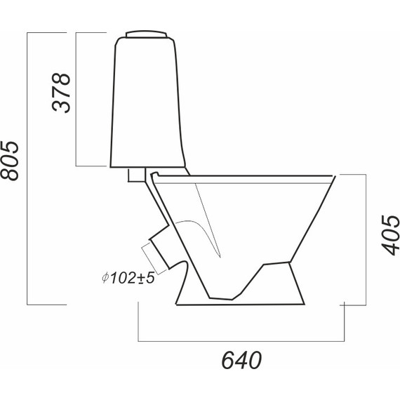 Унитаз-компакт Sanita Самарский комфорт WC.CC/Samarsky/2-TM/WHT.G/S1 с крышкой - фото, картинка 4 Унитаз-компакт Sanita Самарский комфорт WC.CC/Samarsky/2-TM/WHT.G/S1 с крышкой - фото 4