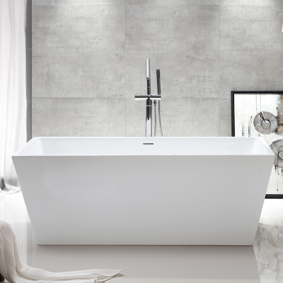 Ванна отдельностоящая Abber AB9224-1.6 160x80 см, Размер - мм: 1600х800 - фото 