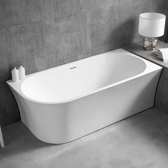 Ванна акриловая Abber AB9257-1.7 R 170x78 см - фото 