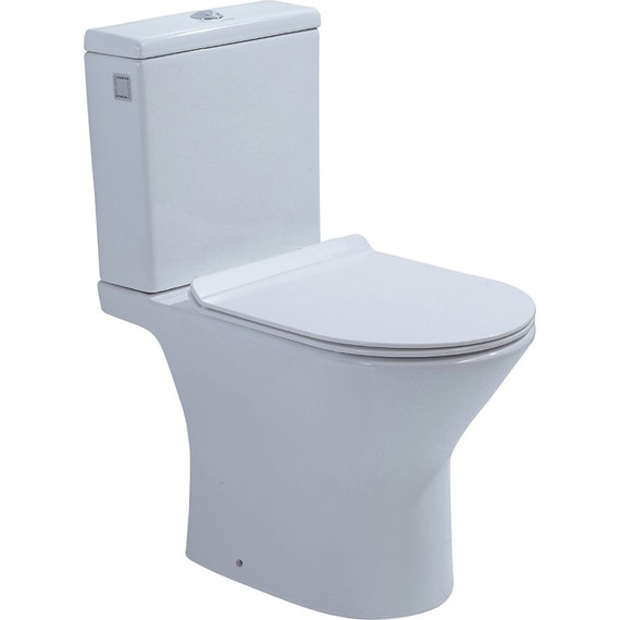 Унитаз-компакт безободковый Orans Ceramic WM-9902 с крышкой микролифт - фото 