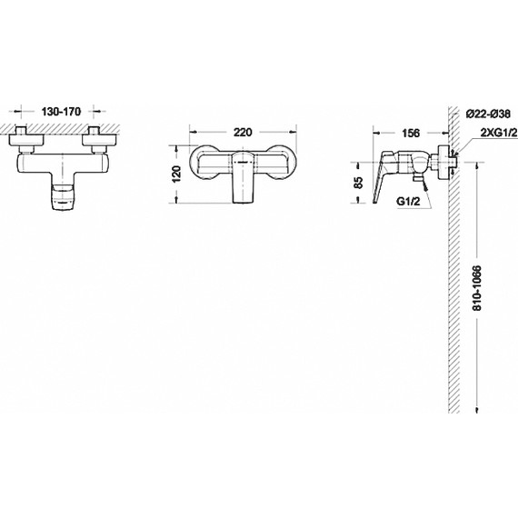 Смеситель для душа BRAVAT Real F9121179CP-01 - фото 6