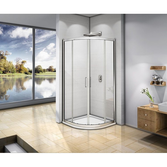 Душевое ограждение Bas Neo R-100-C-CH 100х100 см, хром/прозрачное - фото 2