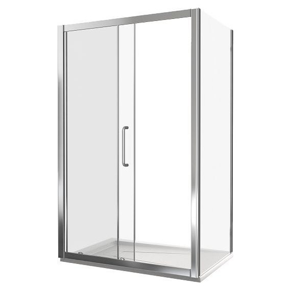 Душевое ограждение Bas Neo WTW-130-C-CH+SP-80-C-CH 130х80 см, хром/прозрачное - фото 2