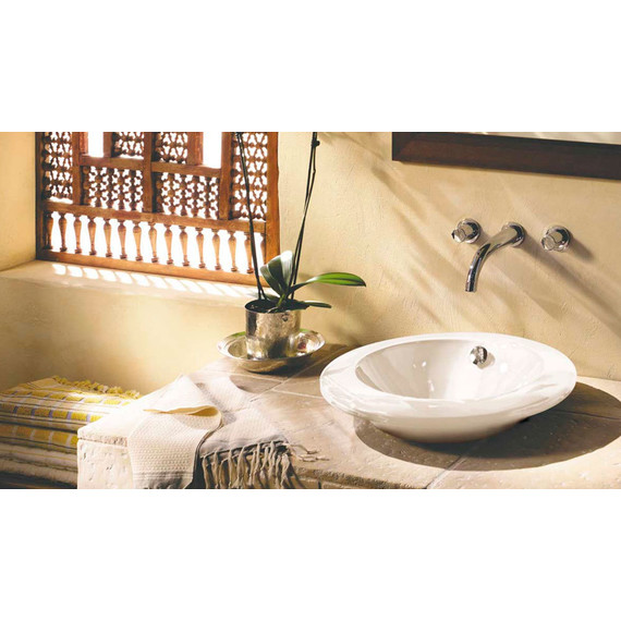 Раковина врезная на столешницу Jacob Delafon Ronde 47 см E1183-00 - фото, картинка 4 Раковина врезная на столешницу Jacob Delafon Ronde 47 см E1183-00 - фото 4