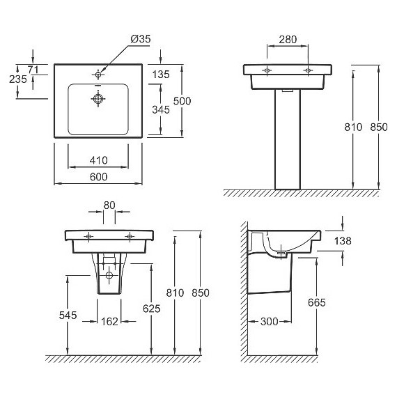 Раковина мебельная Jacob Delafon Odeon Up 60 см E4778-00 - фото 3