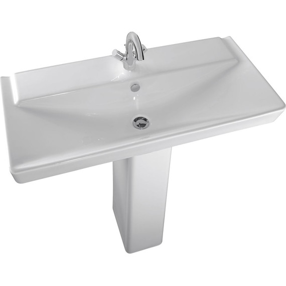 Раковина подвесная Jacob Delafon Reve 100 см E4801-00 - фото, картинка 6 Раковина подвесная Jacob Delafon Reve 100 см E4801-00 - фото 6