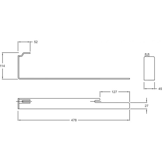 Полотенцедержатель для раковины Jacob Delafon Terrace R E4905-CP - фото 2