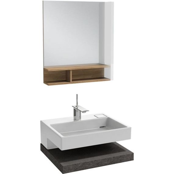 Раковина подвесная Jacob Delafon Terrace 80 см с подсветкой EXD9112-00 - фото 7